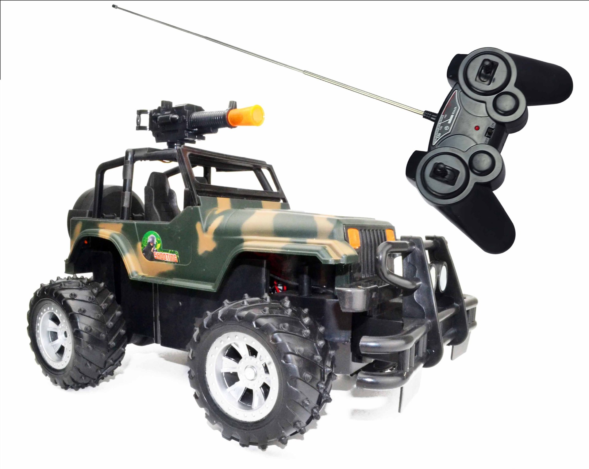 儿童遥控车 猎豹战车越野车 灯光红外线 玩具车