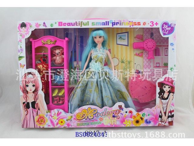 8847-A 11.5寸高档芭比套装 芭比娃娃儿童玩具