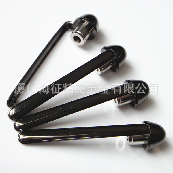 金属笔夹加工 宝珠笔铜笔夹加工 金属笔配件笔夹加工