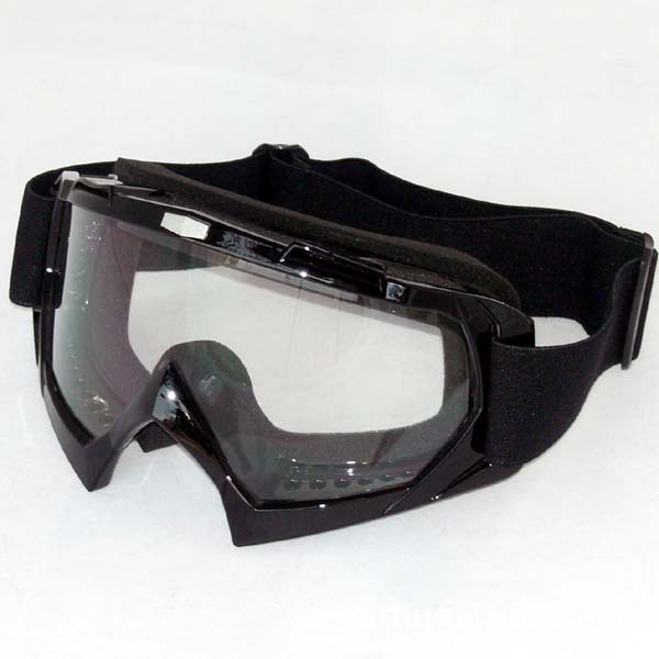 T815-7越野摩托车头盔风镜亮黑1