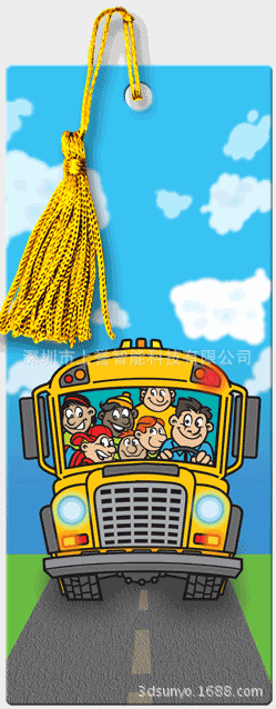 深圳 广州 北京 上海 义乌 新型3d三维立体画书签 立体 变画