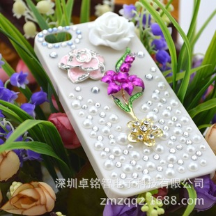 手机保护套-2014地摊新产品 个性时尚贴钻 iph