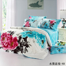 南通家纺 全棉活性印花3D纯棉四件套厂家批发