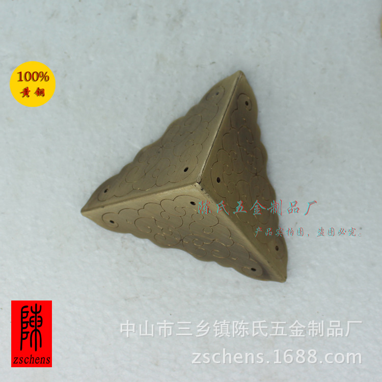 家具五金-中式古典家具铜两面配件箱纯铜樟木的形容词语实木家具图片