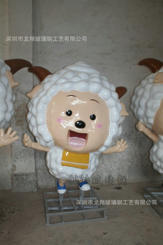 玻璃钢卡通雕塑034