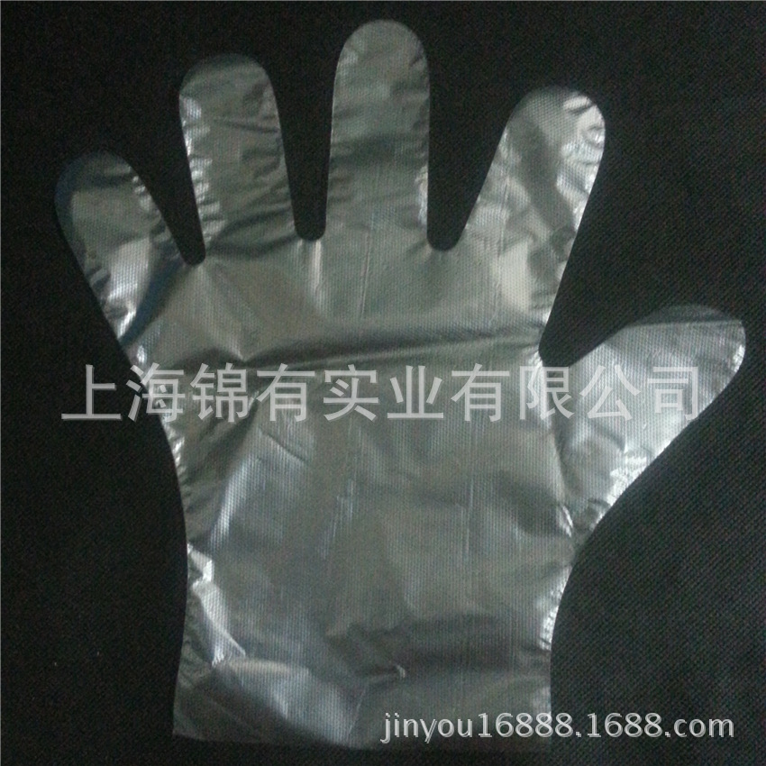 厂家直销 供应一次性加厚PE塑料透明卫生手套