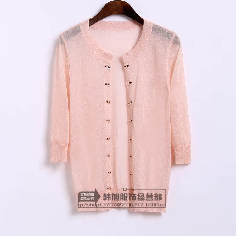 批发采购女式针织衫-<em>文艺</em>范<em>棉麻</em>针织<em>开衫女</em>中