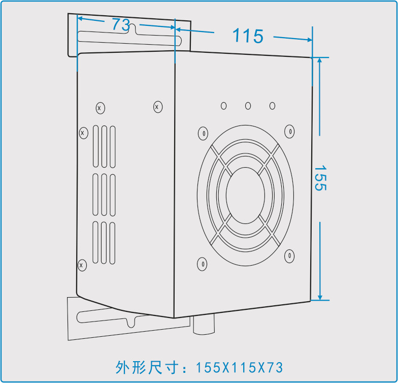 YS8000外形尺寸图