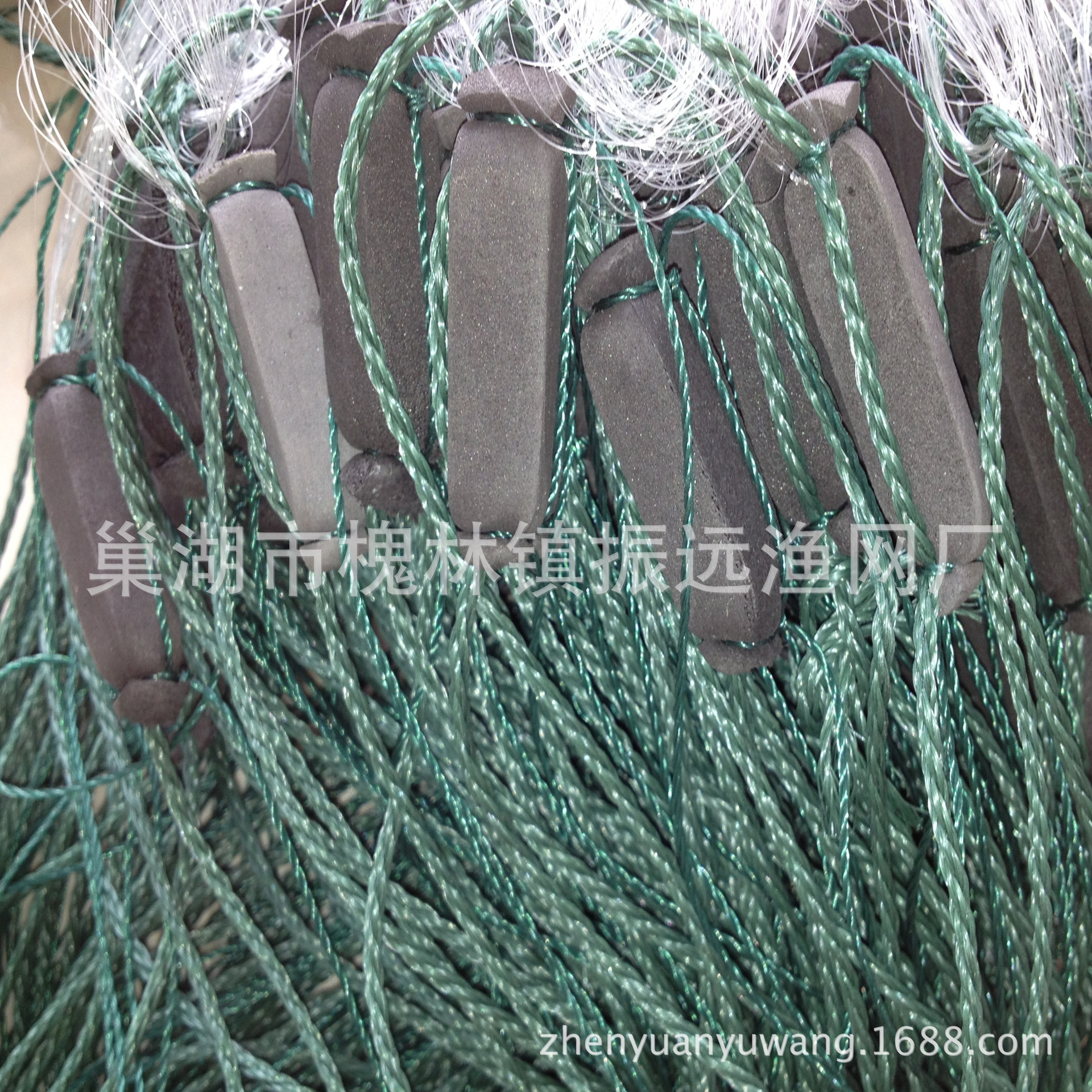 大量批发,定做,外网加粗,坠子加重草鱼渔网/5米4指100米三层沉网