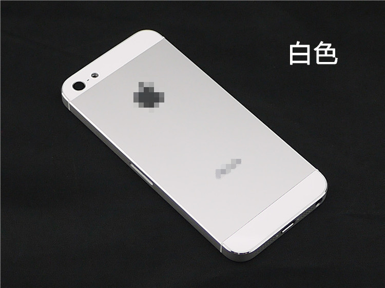 【一手货源】 iPhone5/5S后盖彩壳 苹果5代中框电池盖 量身定制