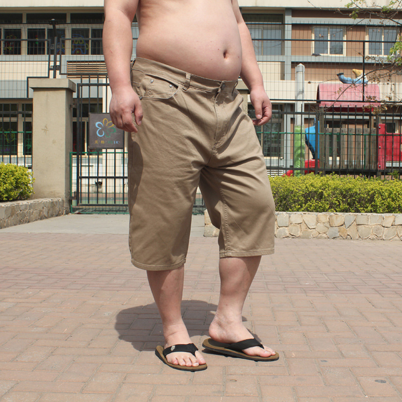 夏季新薄款男士<em>加肥加大</em>休闲<em>短裤</em> 大码弹力大