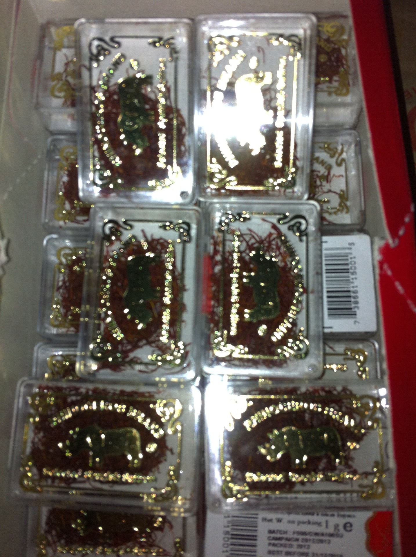 厂家批量供应50盒装西班牙藏红花1G 优质销售