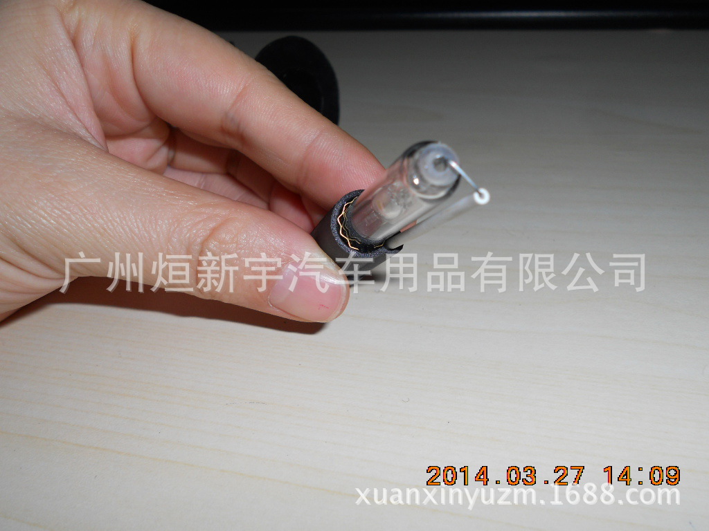 OEM透镜专用灯泡手指泡Q5透镜灯泡疝气灯炮可订做尺寸