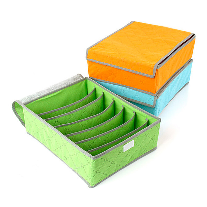 继红<em>竹炭</em>7格<em>文胸</em>内衣带<em>盖收纳盒</em> 多色可选 一