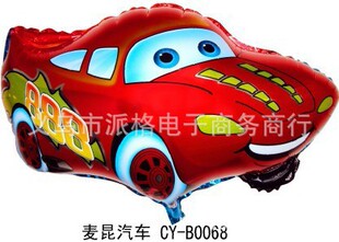 批发采购气球-热销 卡通麦昆小汽车氢气球 汽车
