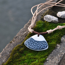 找相似款-景德镇复古青铜毛衣链长款名族风陶