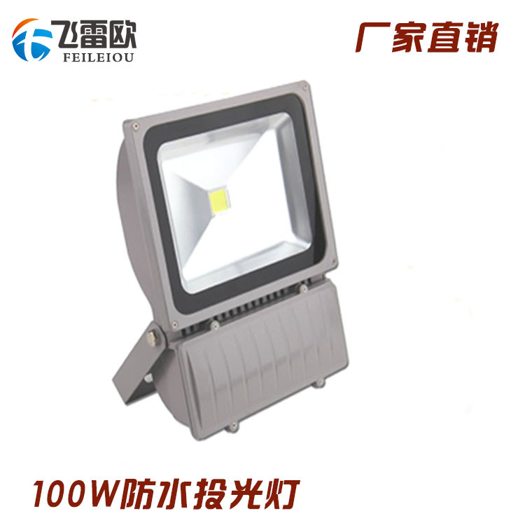 LED投光灯 厂家热销LED投射灯泛光灯广告招牌户外照明灯100W