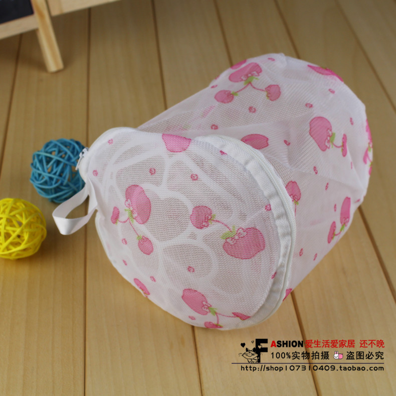 爱生活家居清洁用<em>文胸洗护袋</em> 印花带支架 高品