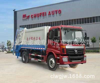 福田欧曼压缩式垃圾车282000元