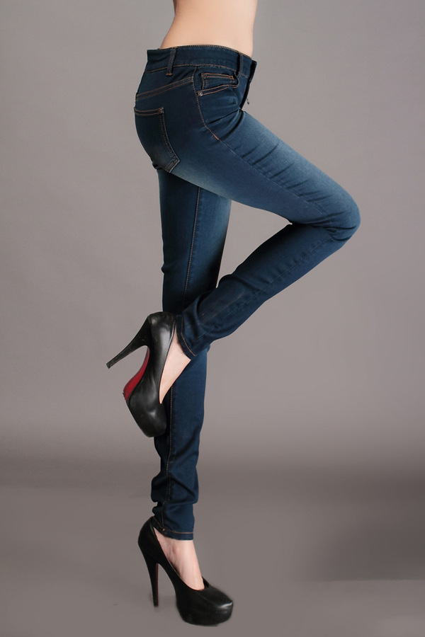 批发采购女式牛仔裤-欧美修身紧身牛仔裤 新款