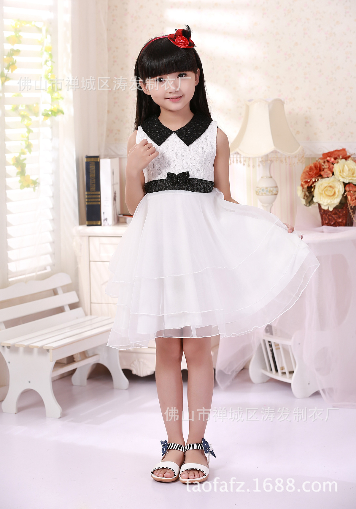 【韩版女童2013新品儿童连衣公主裙韩版礼服