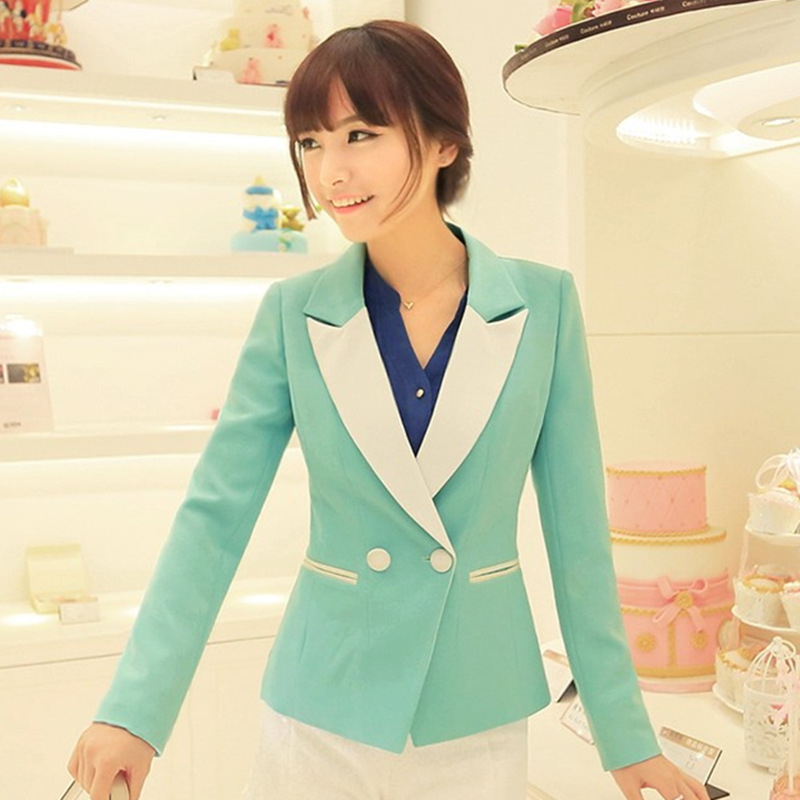 2014<em>小西装女外套</em>新款韩版修身西服春秋装一