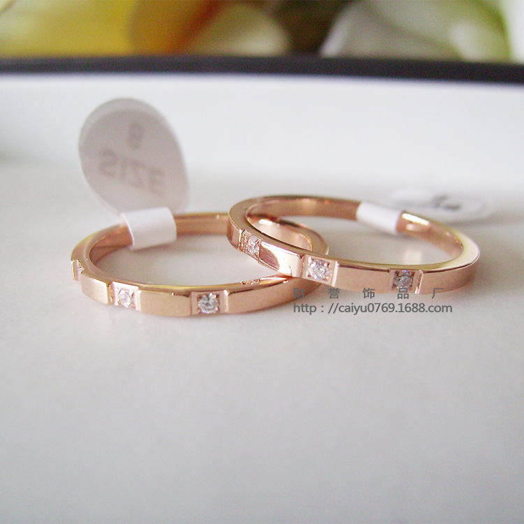 批发采购手饰-韩剧 想你尹恩同款 细版简约3颗