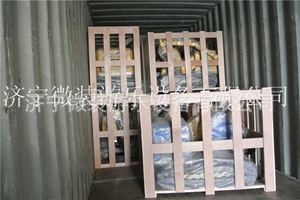 儿童游乐挖掘机装箱图