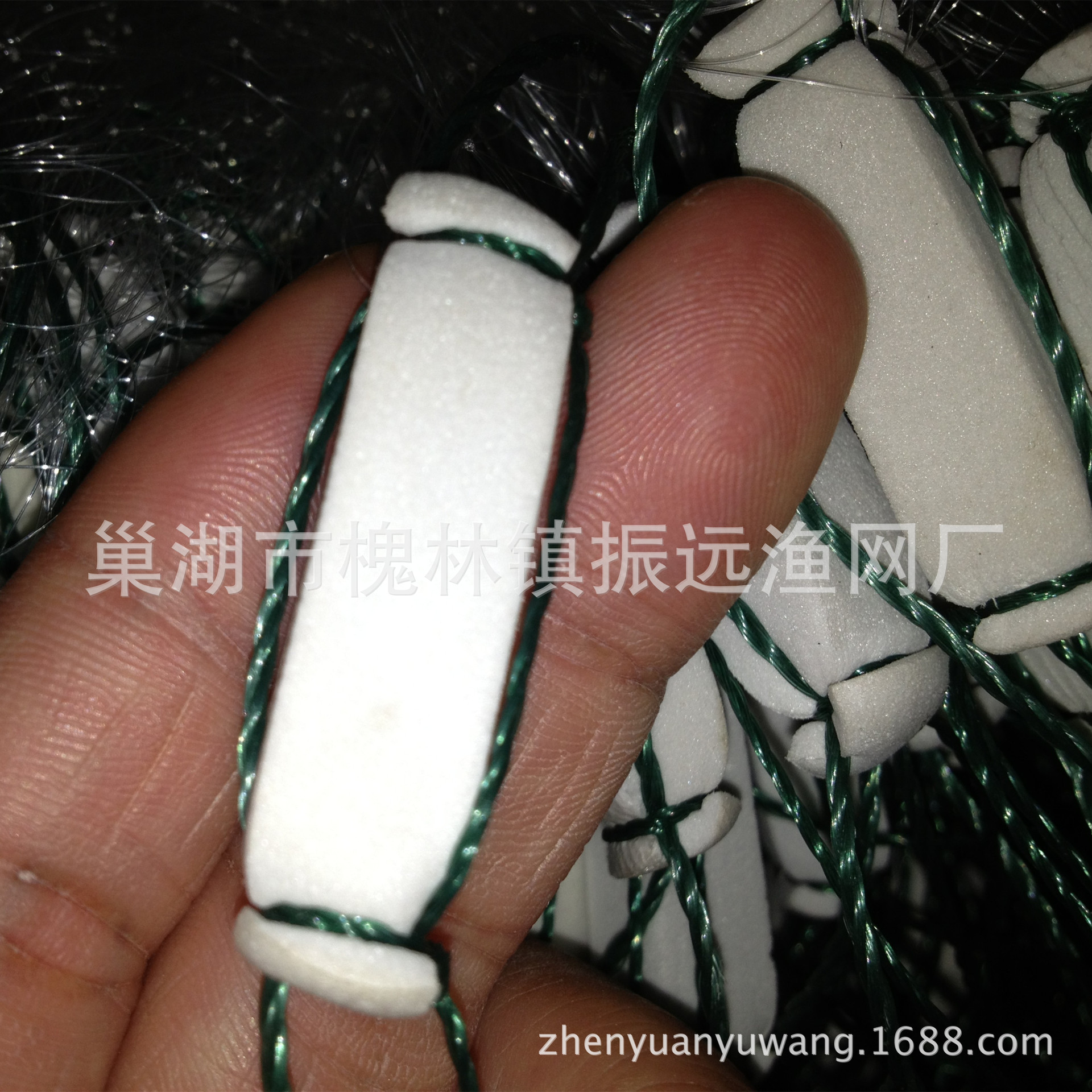 厂家直销6米高/95米长/3.5指/三层渔网(沉)/粘网捕鱼网巢湖渔网