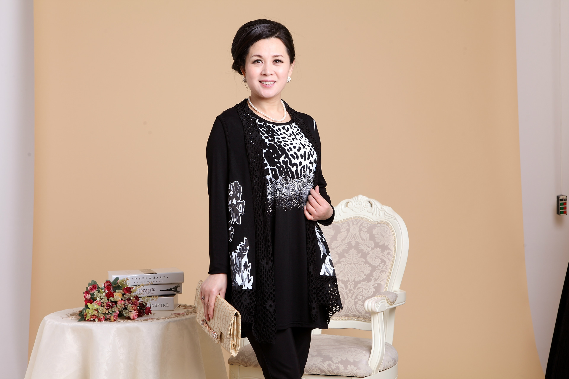 批发采购中老年<em>女装-2014</em>新款<em>秋款</em>真两件套上