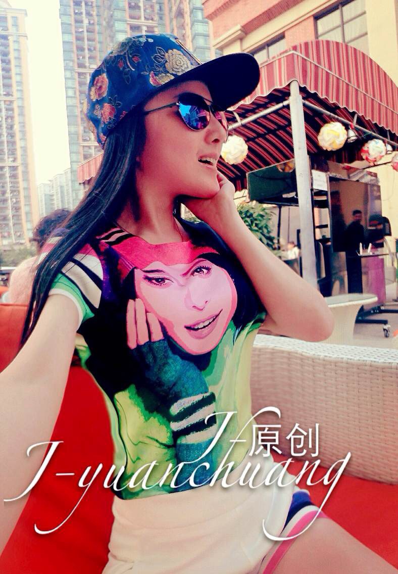 2014夏<em>时尚明星</em>头像潮款3D头像印花<em>短袖</em>T恤