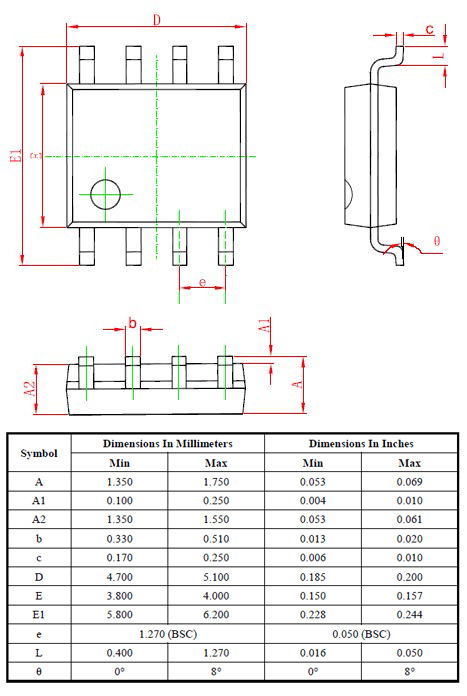 CYT8538-SOP-8封装说明