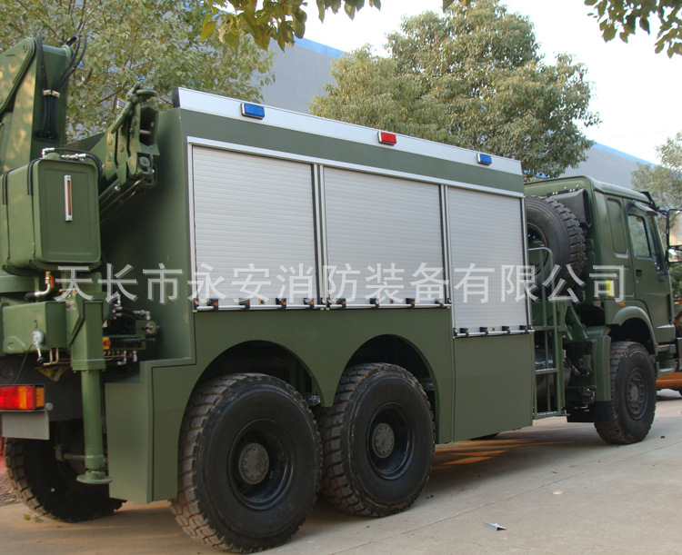 救生器材-消防车抢险救援车身装备 卷帘门梯子