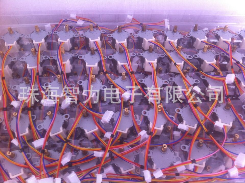 专业主制各种要求电机-安防云台高,中,低速球用24BYJ48步进电机