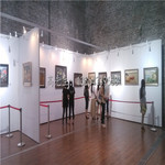 画展艺术板墙 画展展墙 画展展板 画展背景墙 无缝展墙 方柱展墙