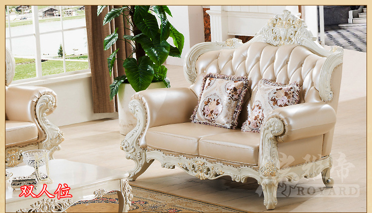厂家直销 多人组合真皮沙发客厅沙发法式欧式真皮沙质量保证