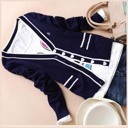 实拍爆款2013秋装新款企鹅<em>针织</em>衫<em>开衫</em> <em>短外套</em>