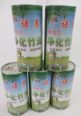 语晨牌易拉罐竹炭小图