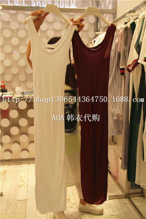 2014夏季新款*<em>AoA</em>*韩衣东大门代购<em>女装</em>纯色修