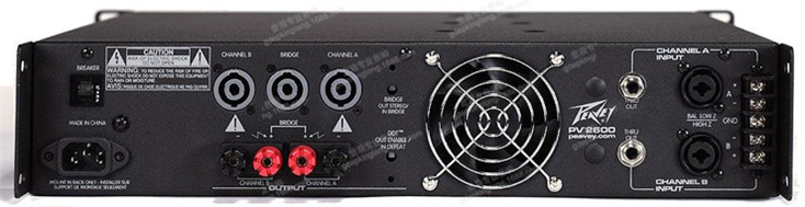 美国peavey 百威功放 pv2600 专业功放舞台功放 大功率后级