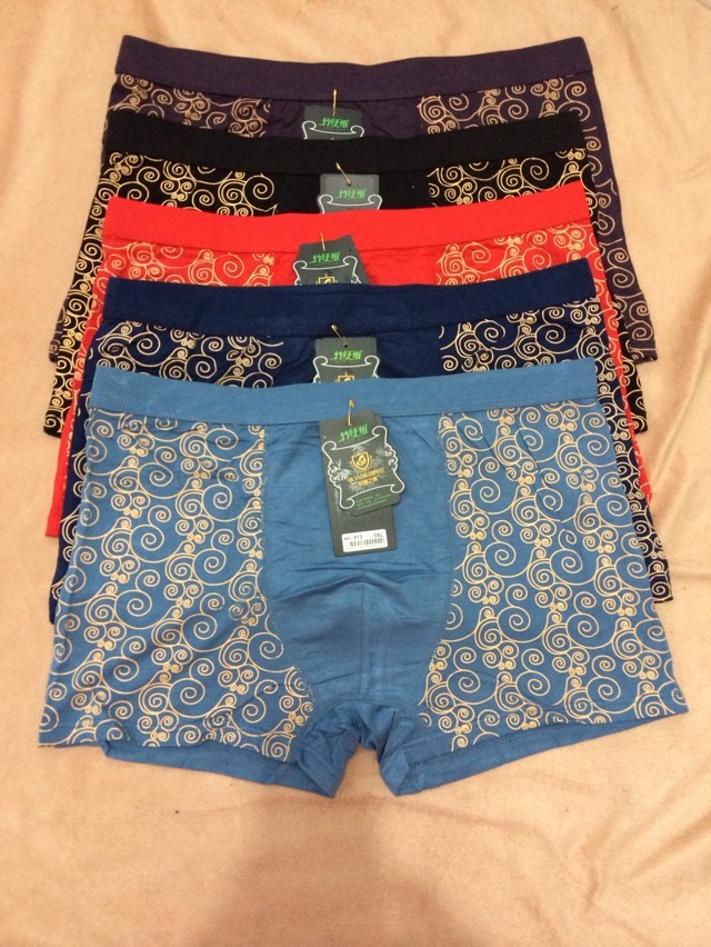<em>莫代尔男士内裤 批发</em>多款印花平脚裤 图片_高