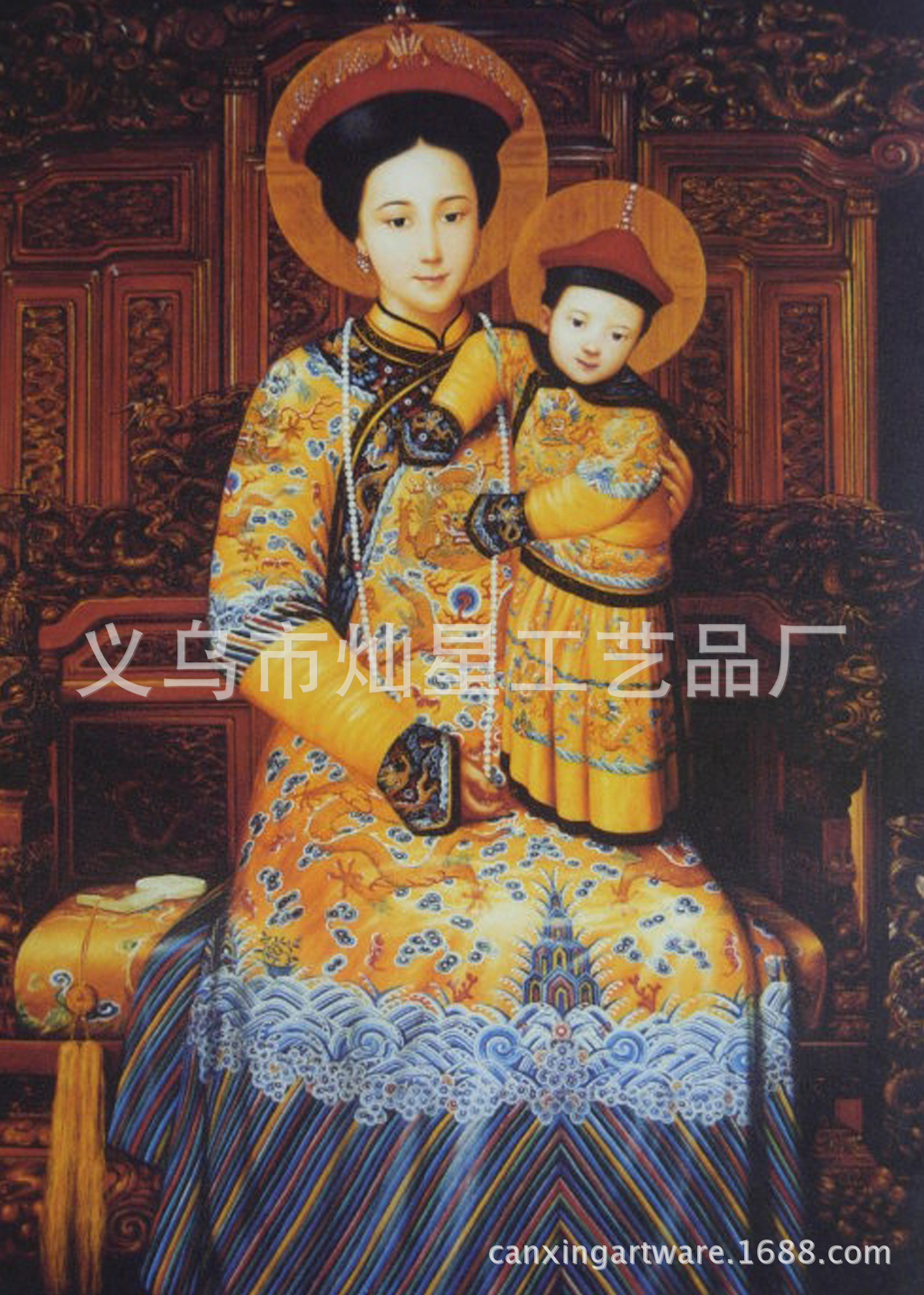 中华圣母像 钻石画diy厂家直销诚征代理钻石画厂家钻石画批发