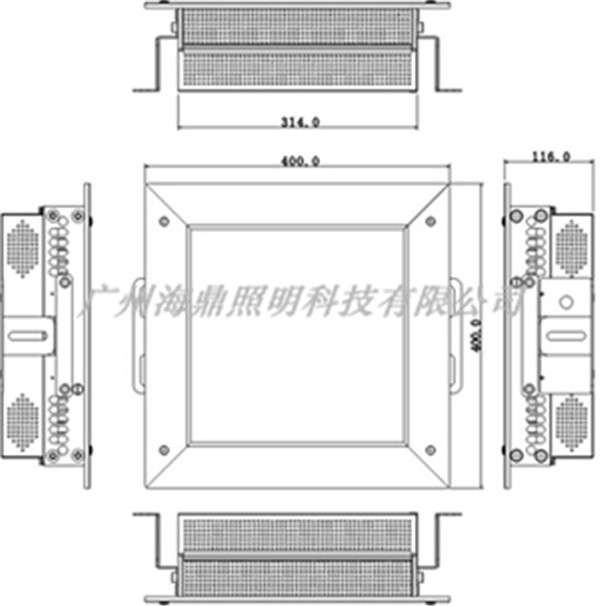 B款油站灯--结构图