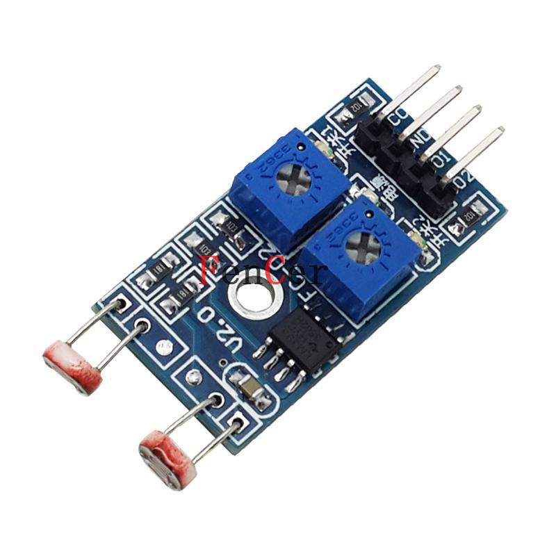厂家直销2路光敏传感器模块 光敏电阻 光线检