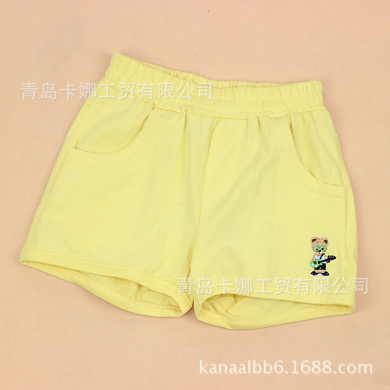 儿童纯棉<em>短裤</em> 韩版童装<em>夏季</em>小熊<em>短裤</em> <em>男童短裤</em>