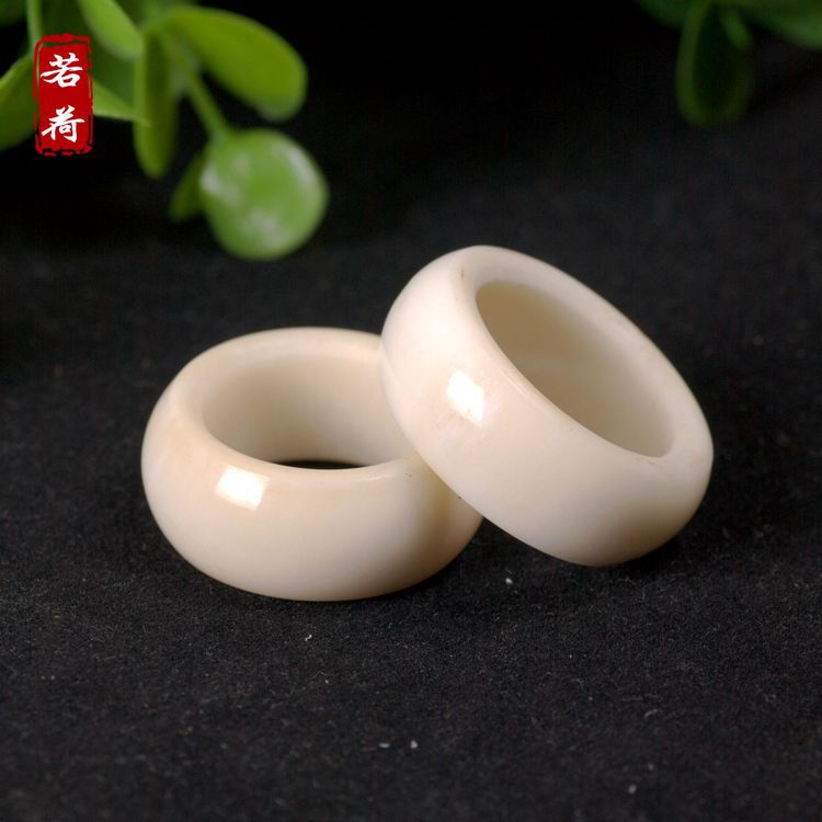 天然牛骨戒指1