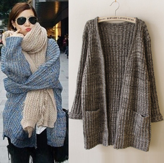 李孝利毛衣外套<em>女开衫</em>明星同款韩版外贸<em>原单</em>宽