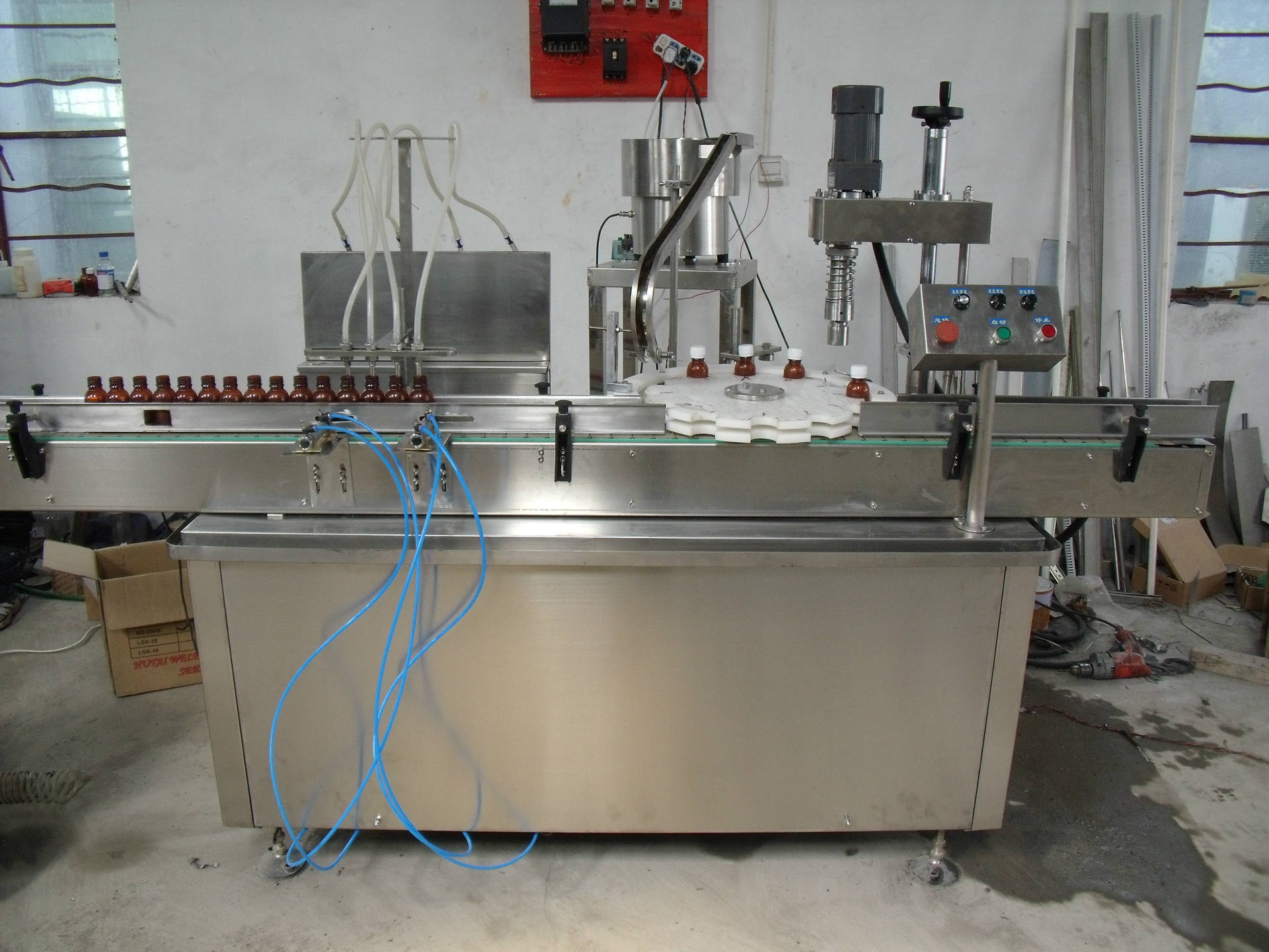 供应灌装机、口服液糖浆灌装机 液体灌装旋盖