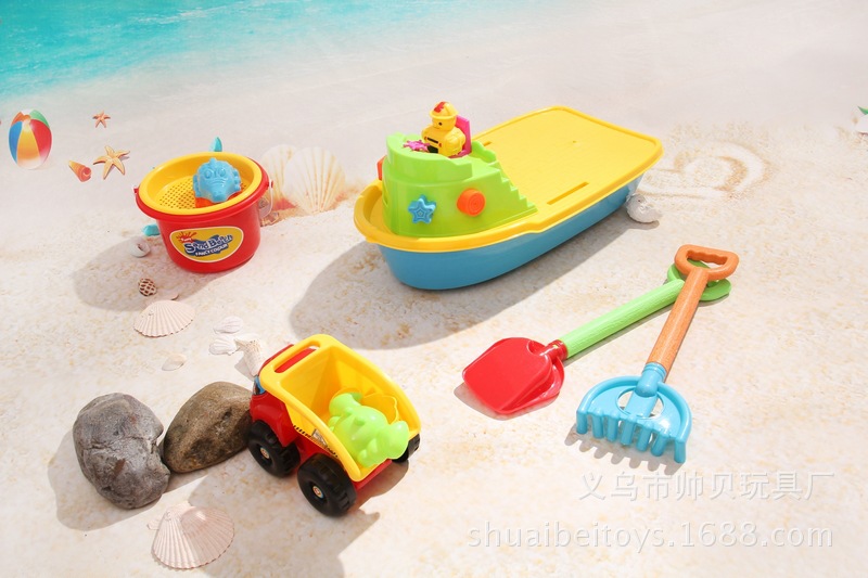 热卖沙滩玩具套装十件套玩沙挖沙玩雪工具夏季儿童玩具厂家直销