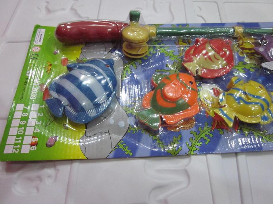 磁铁钓鱼玩具 双面磁性钓鱼儿童玩具厂家直销批发地摊